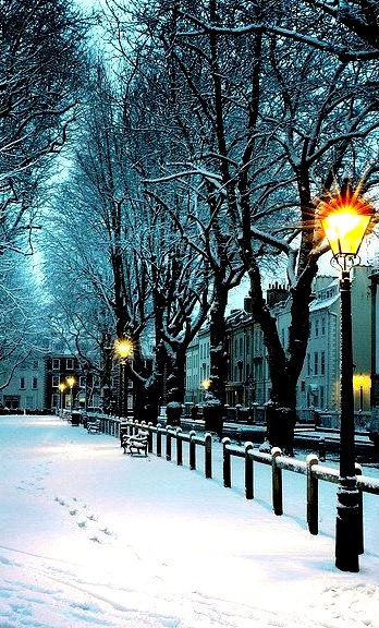 Winters Night, Bristol, England