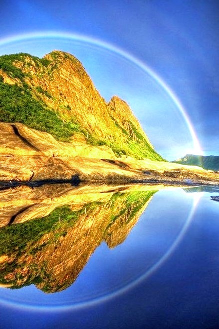 360 Reflected Rainbow, Senja, Troms, Norway 