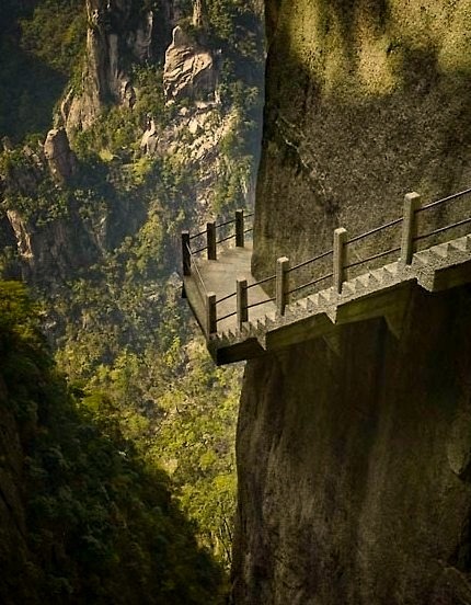 Cliffside Steps, Hunan, China