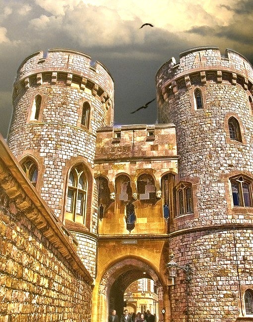 Gate Entry, Windsor Castle, England