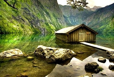Boat House, Berchtesgaden National Park, Germany